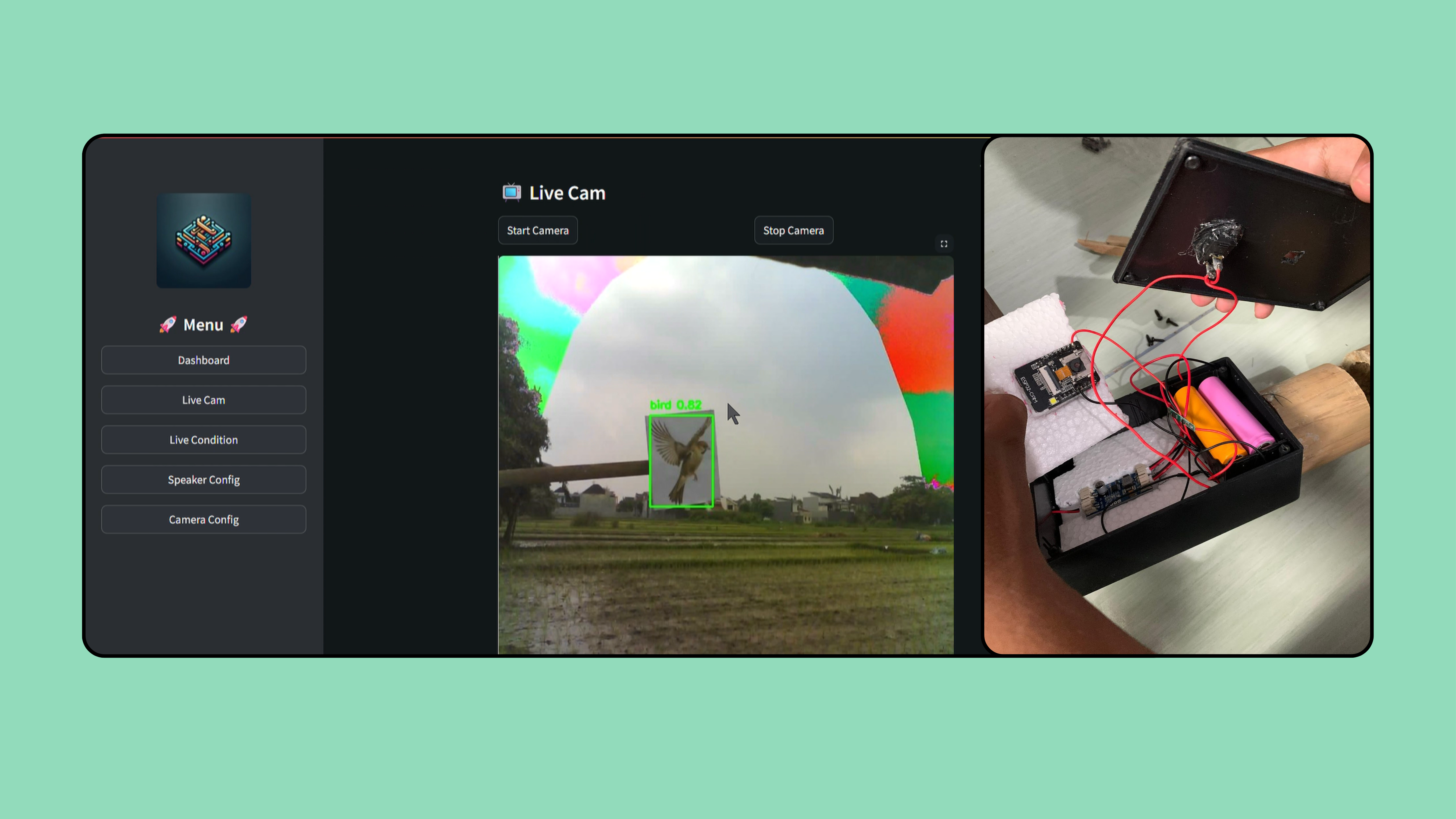 AI-Powered Bird Detector & Repellent System